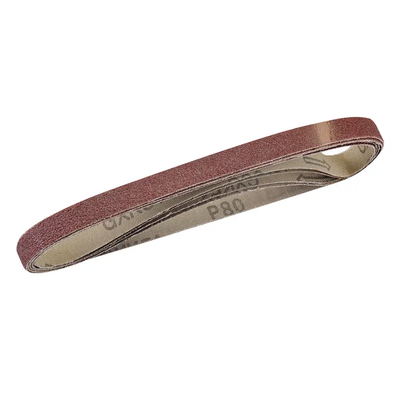 Silverline 740136 5-Pack Sanding Belts – 13 X 457Mm, 80 Grit 1