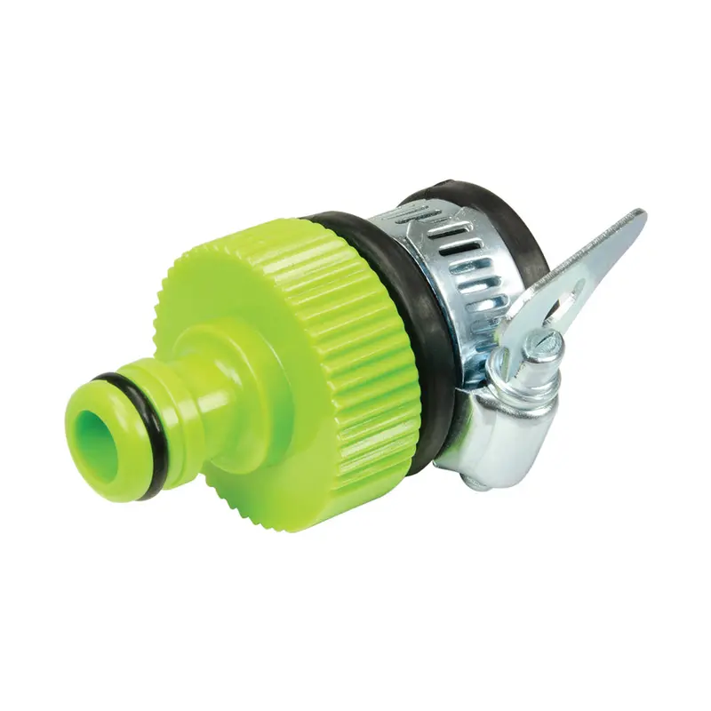 Silverline 830139 Round Mixer Tap Connector – Dual-Sized: 15–18Mm (F) & 1/2" (M) 1