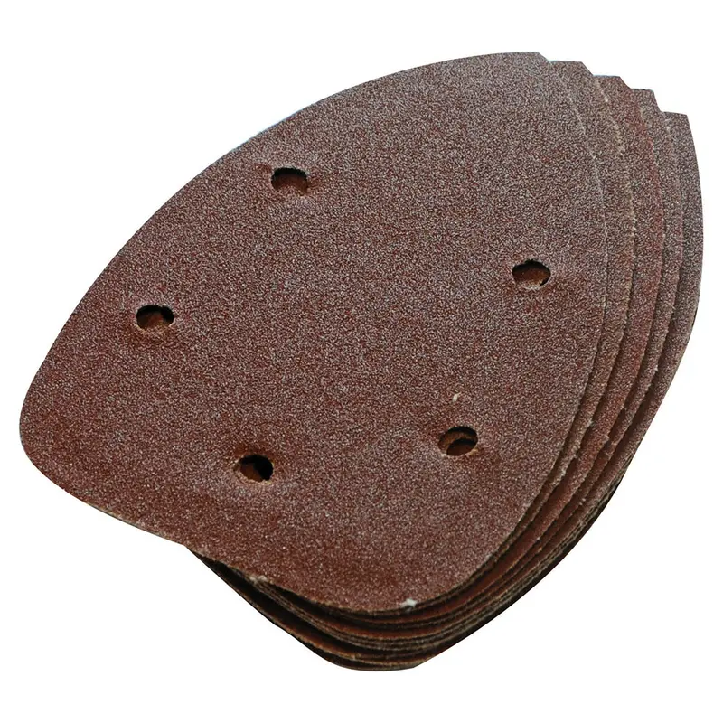 Silverline Hook-And-Loop Detail Sander Sheets – 140Mm, 10-Pack, 60 Grit 1