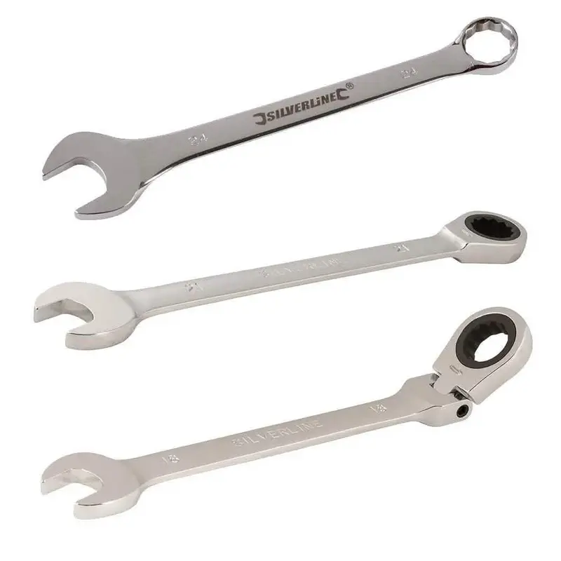 Silverline Metric Ratchet Combination Spanner Set – 6Mm To 32Mm, High-Strength Steel 1