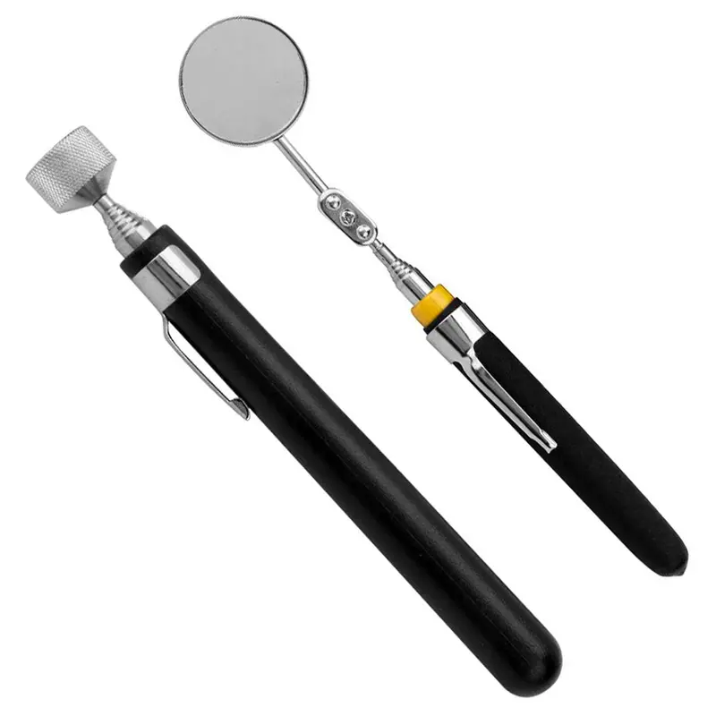 Telescopic Magnetic Pickup Tool + Extendable Inspection Mirror – 2-Piece Combo 1