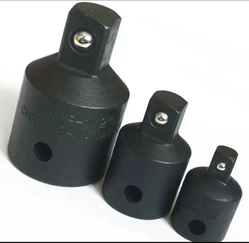 Toolzone Impact Socket Reducer Set – Step-Down Adaptors (3/4" → 1/2" → 3/8" → 1/4" Drive) 1