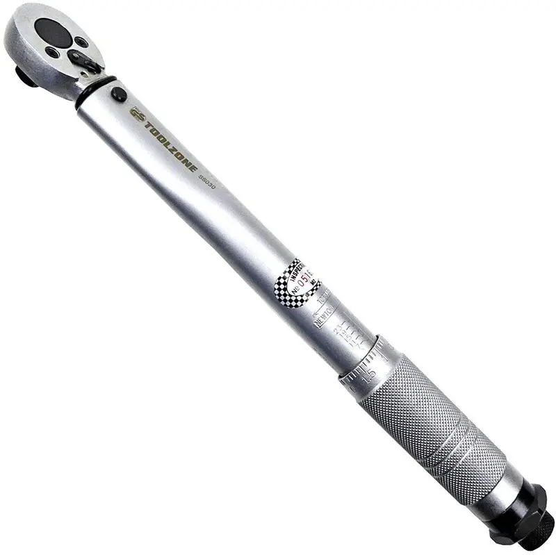 Toolzone Ss030 Precision 3/8-Inch Drive Torque Wrench – 5–25 Nm Metric Range With Ratchet Mechanism 1