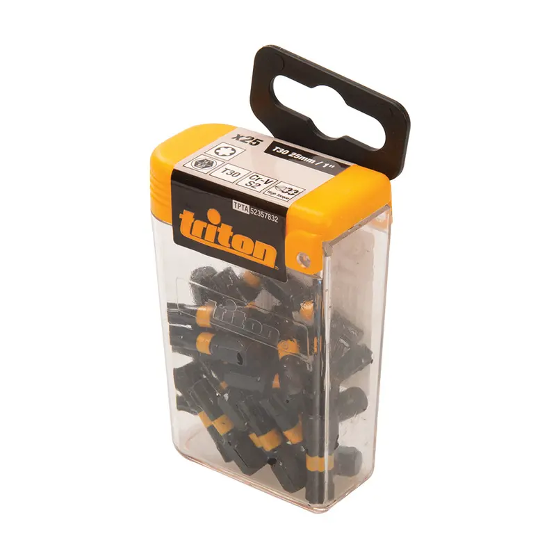 Triton T30 Impact Screwdriver Bit – 25Mm Length, 25-Piece Pack 1