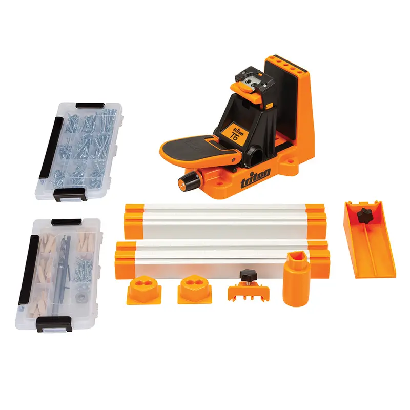 Triton T6 Pocket-Hole Jig Master Kit – 12-Piece Professional Woodworking System 1