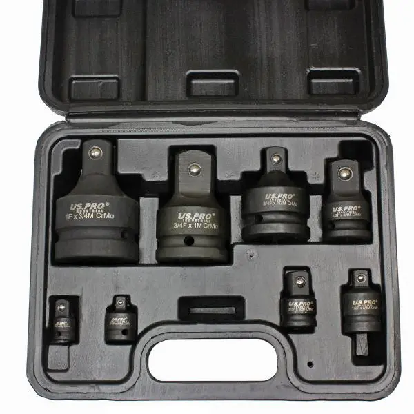 Us Pro 1488 Impact Socket Adapter Kit – 8-Piece, Universal Fit 1