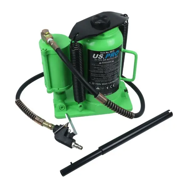 Us Pro 20-Ton Air-Powered Hydraulic Bottle Jack – Model 8819 1