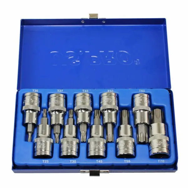 Us Pro 3413 — 10-Piece 1/2" Drive Star Bit Socket Set 1