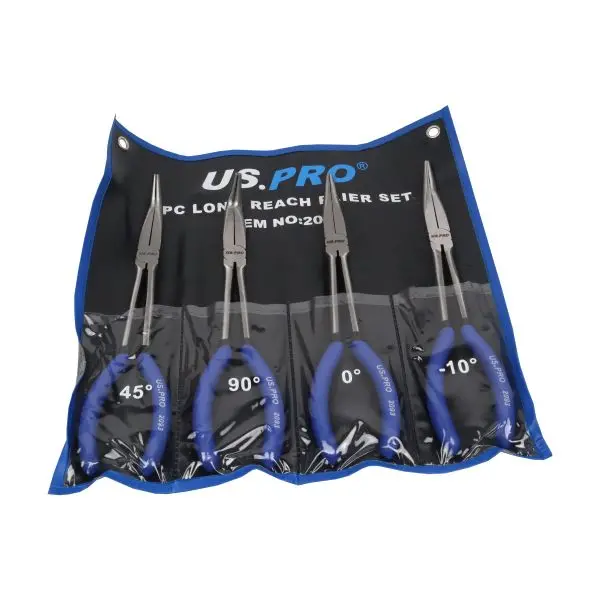 Us Pro 4-Piece Long-Nose Plier Set – Precision Reach Tools 1