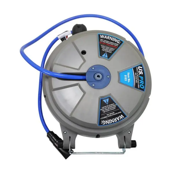 Us Pro 8183 8Mm × 15M Retractable Air Hose Reel With Mounting Bracket 1