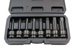 Us Pro Industrial 8-Piece 1/2" Impact Hex Bit Socket Set – H5–H19 Allen Keys 1