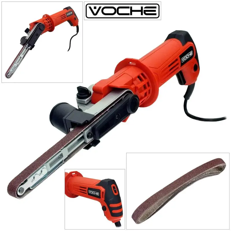 Voche® 260W Belt Sander With Finger File Attachment – Includes 3 Grit Sanding Belts 1