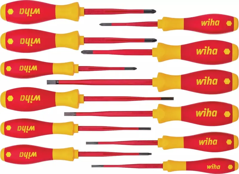 Wiha Softfinish® Electric Slimfix Screwdriver Set – Model 41003 1