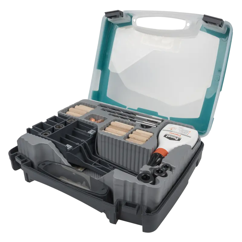 Wolfcraft 4645000 Universal Dowelmaster Kit – For Accurate Dowel Jointing 1