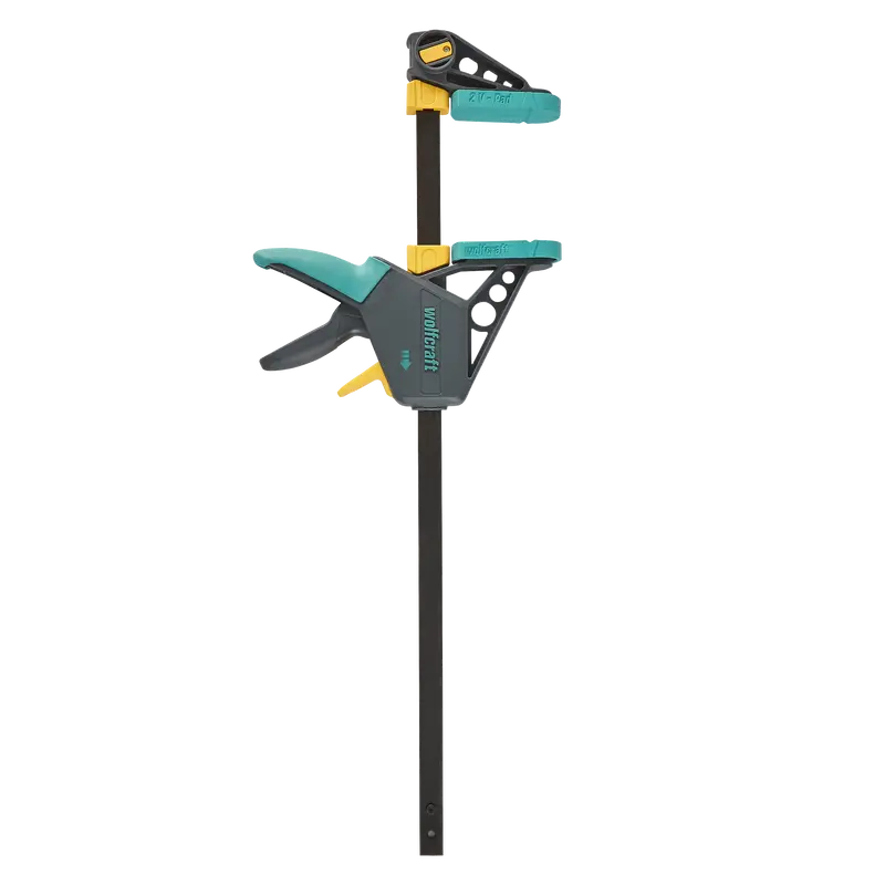Wolfcraft Pro L 450Mm One-Handed Clamp – Quick-Grip Lever Design 1