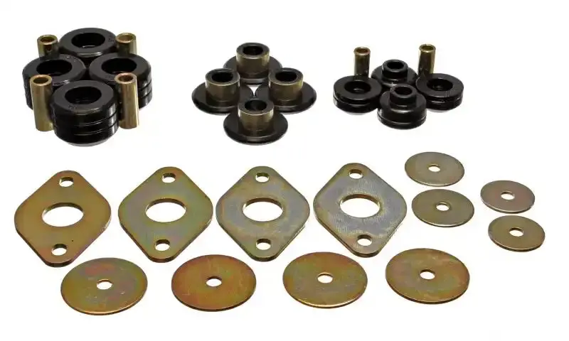 Energy Suspension Black Cab Mount Bushing – Heavy-Duty Isolation Kit 1