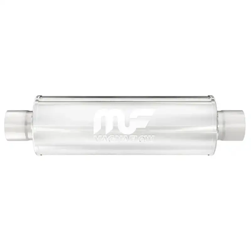 Magnaflow Stainless Steel Performance Muffler – 7" X 7" Oval, 4" Inlet/Outlet 1