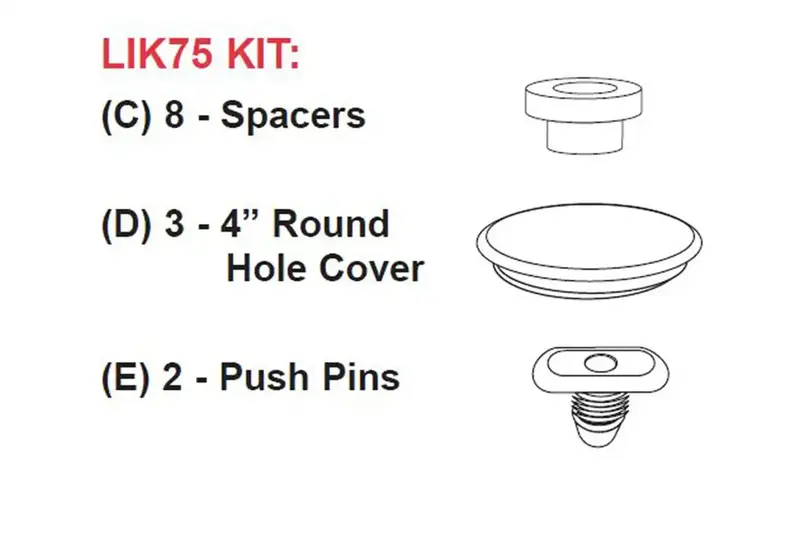 Rugged Liner Under-Rail Bed Protection Kit – Model Lik75 1